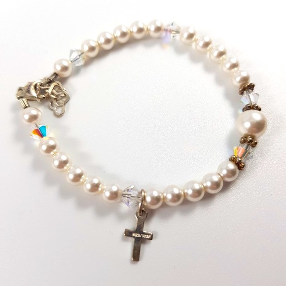 🌈 Beautiful baby pearl bracelet - Picture 6 of 6